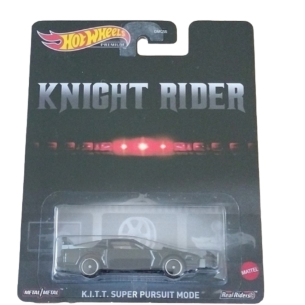 Hot Wheels Premium x KNIGHT RIDER K.I.T.T. Super Pursuit Mode Car